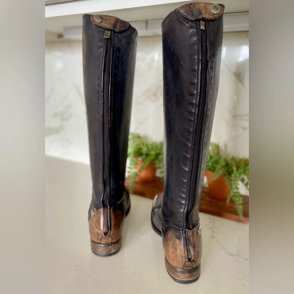 Alberto Fasciani Leather Riding Boots Sz 38.5 (US 8)